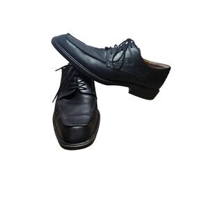 Ecco Helsinki Mens Square toe Dress Shoe Black Size 10
